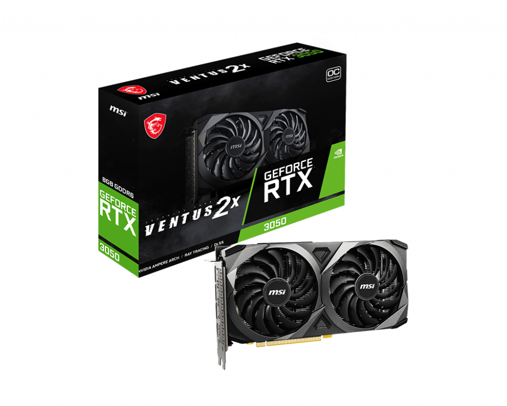 Bekijk afbeelding 1 van MSI GeForce RTX 3050 VENTUS 2X 8GB OC